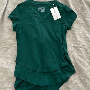 Green Latched Mama Nursing Shirt